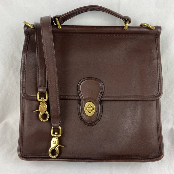 Coach Bags Vintage Coach Willis Leather Crossbodytop Handle Bag In Brown Super Soft 9927